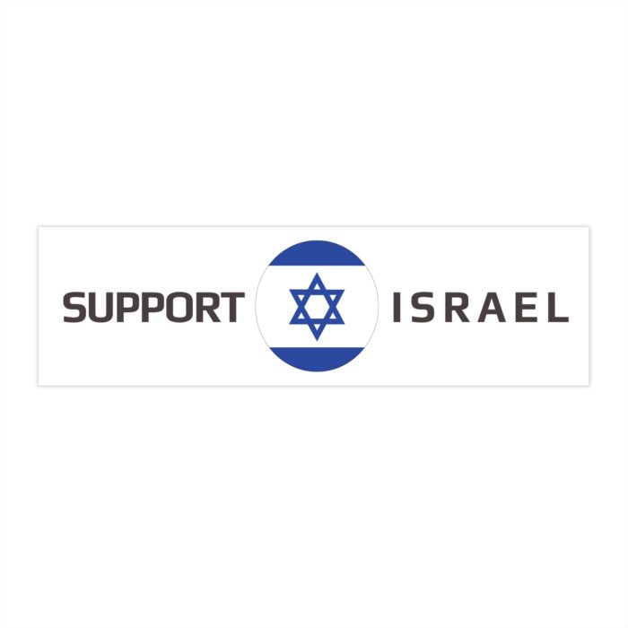 Support Israel bumper stickers